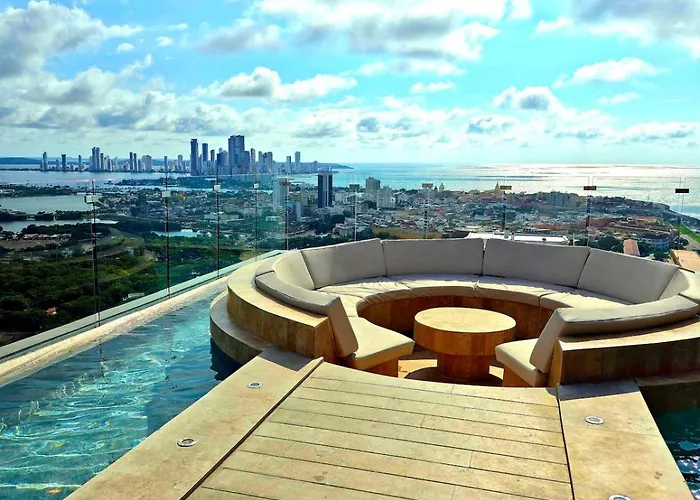 Beautiful View Of The Ocean And The City