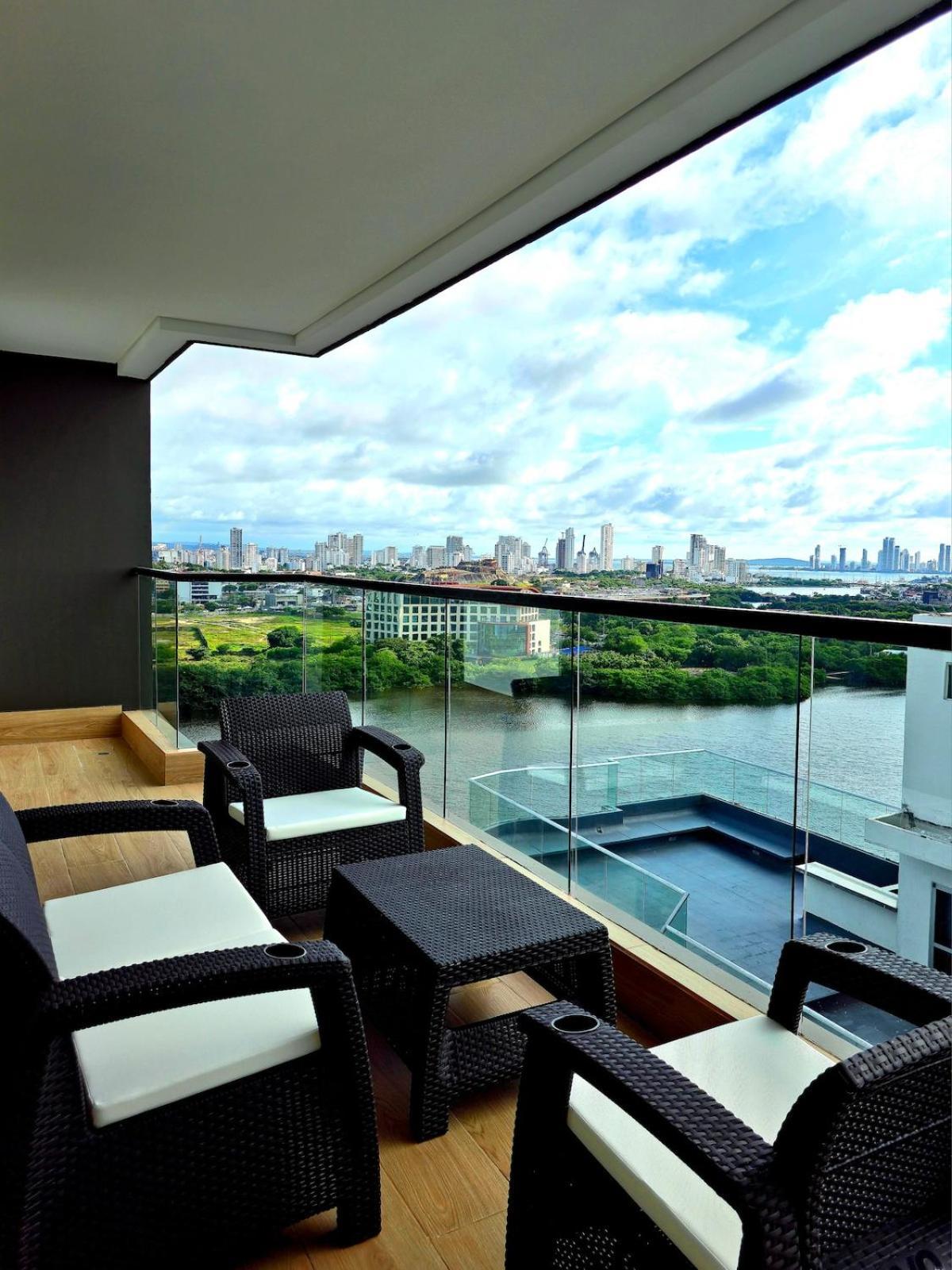 Beautiful View Of The Ocean And The * Cartagena